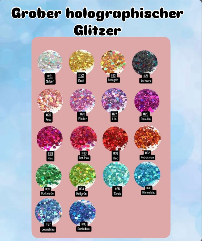 Kugelschreiber Glitzer